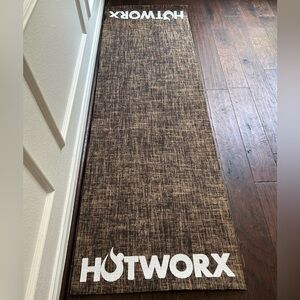 HOTWORX Brown Yoga Mat and towel